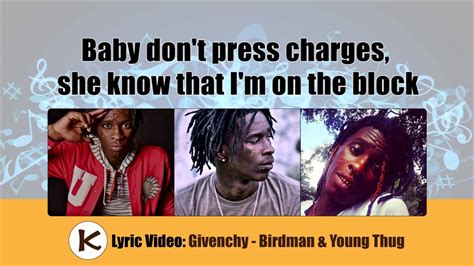 givenchy thug lyrics